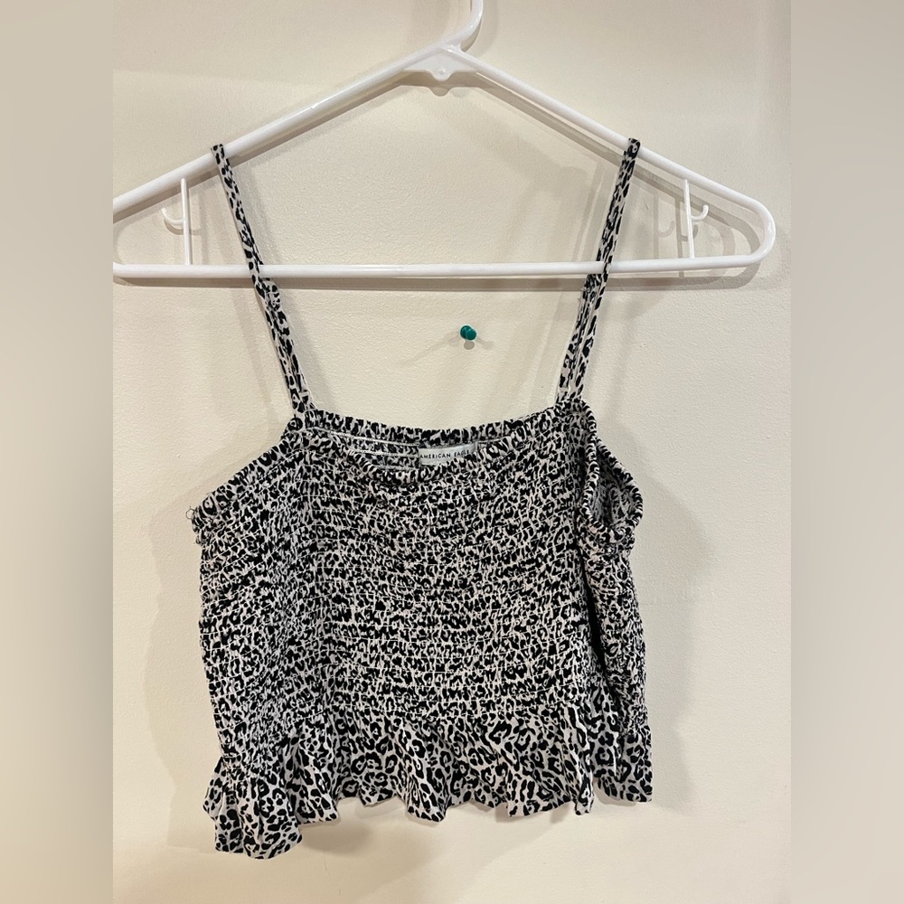 Leopard print American Eagle tank